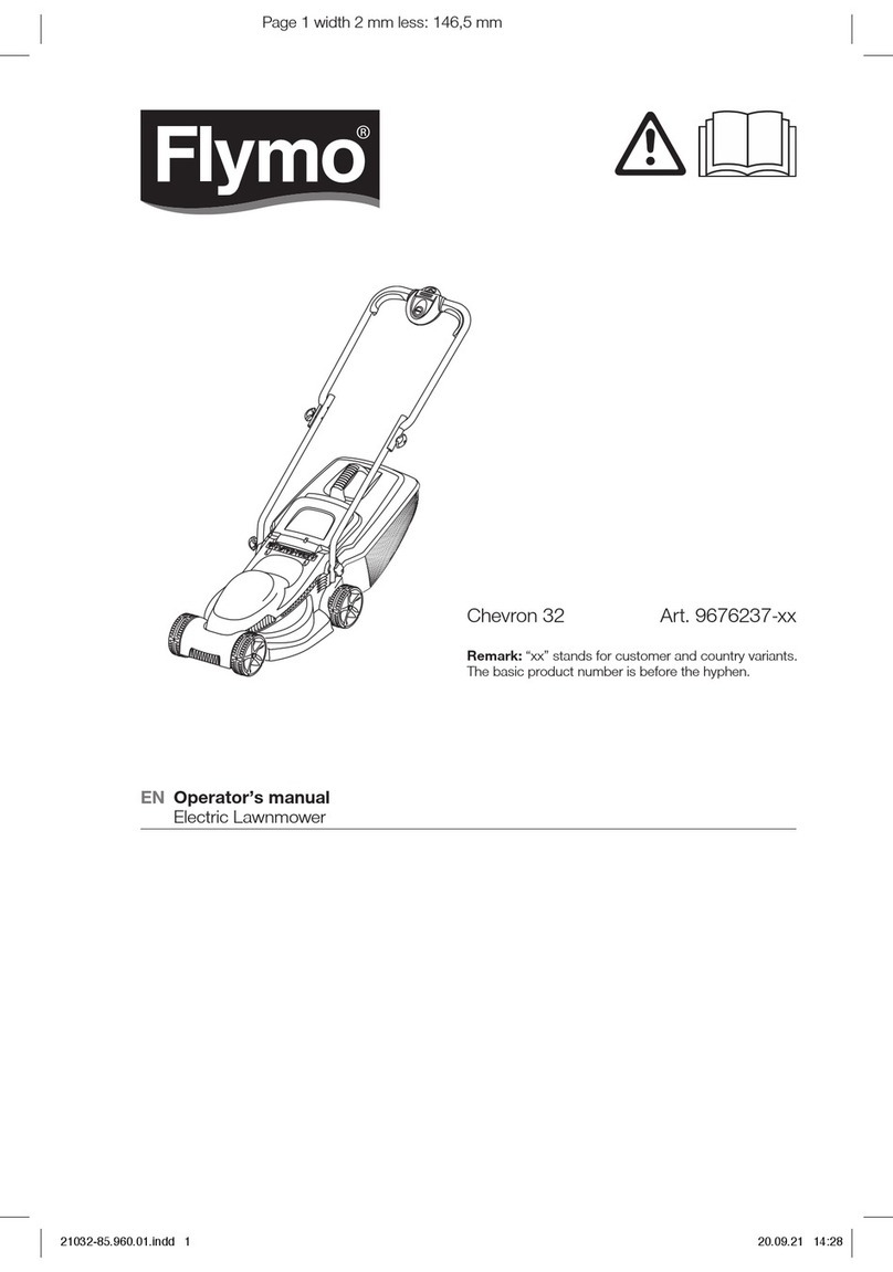 Flymo Chevron 32 User manual
