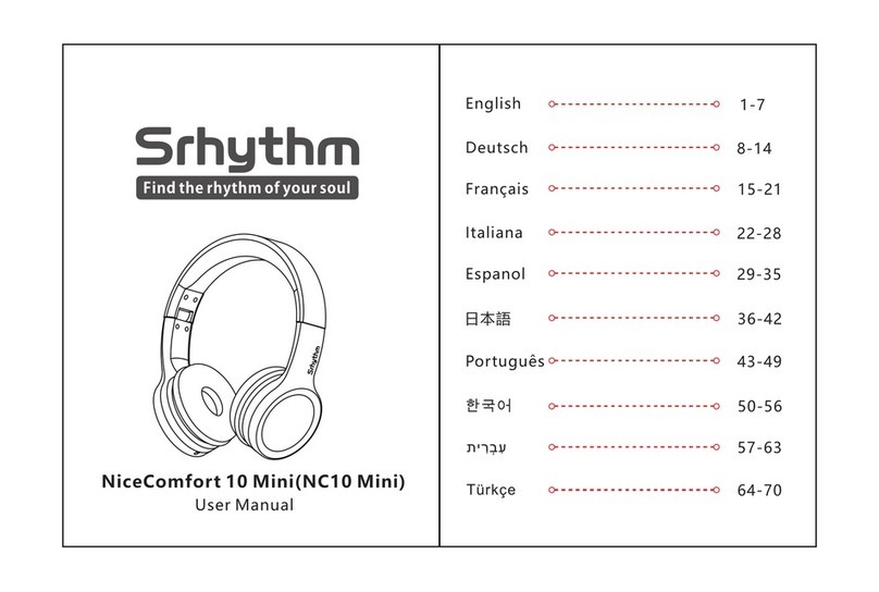 Srhythm NiceComfort 10 Mini user manual