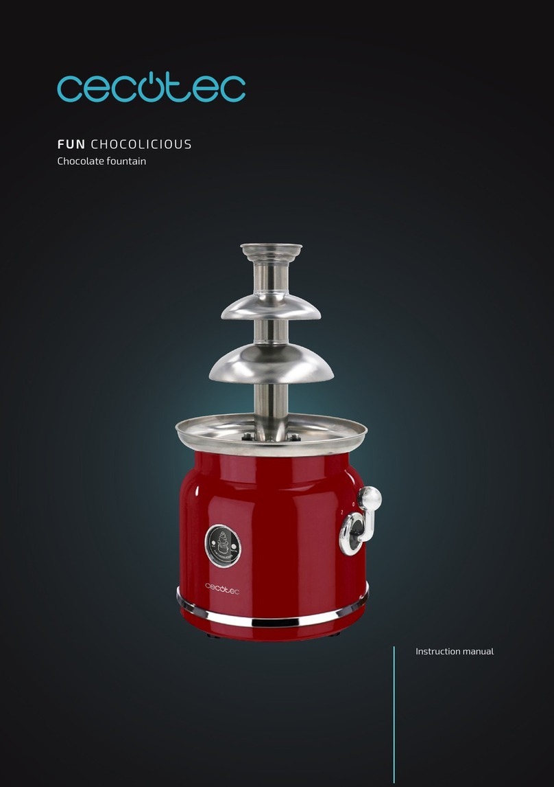 cecotec FUN CHOCOLICIOUS instruction manual