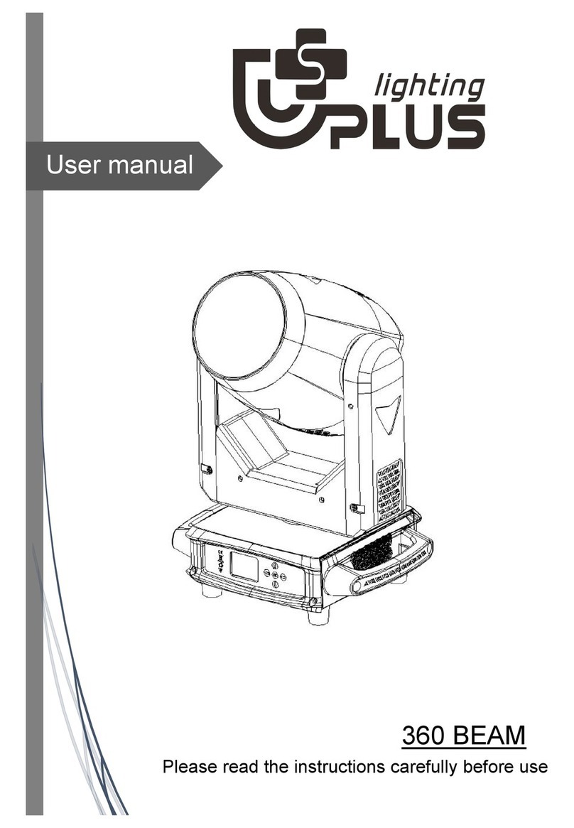 Uplus Lighting 360 BEAM User manual Uplus Lighting 360 BEAM User manual