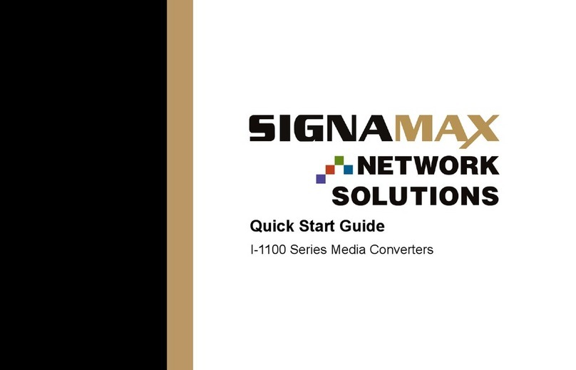 SignaMax I-1100 Series quick start guide