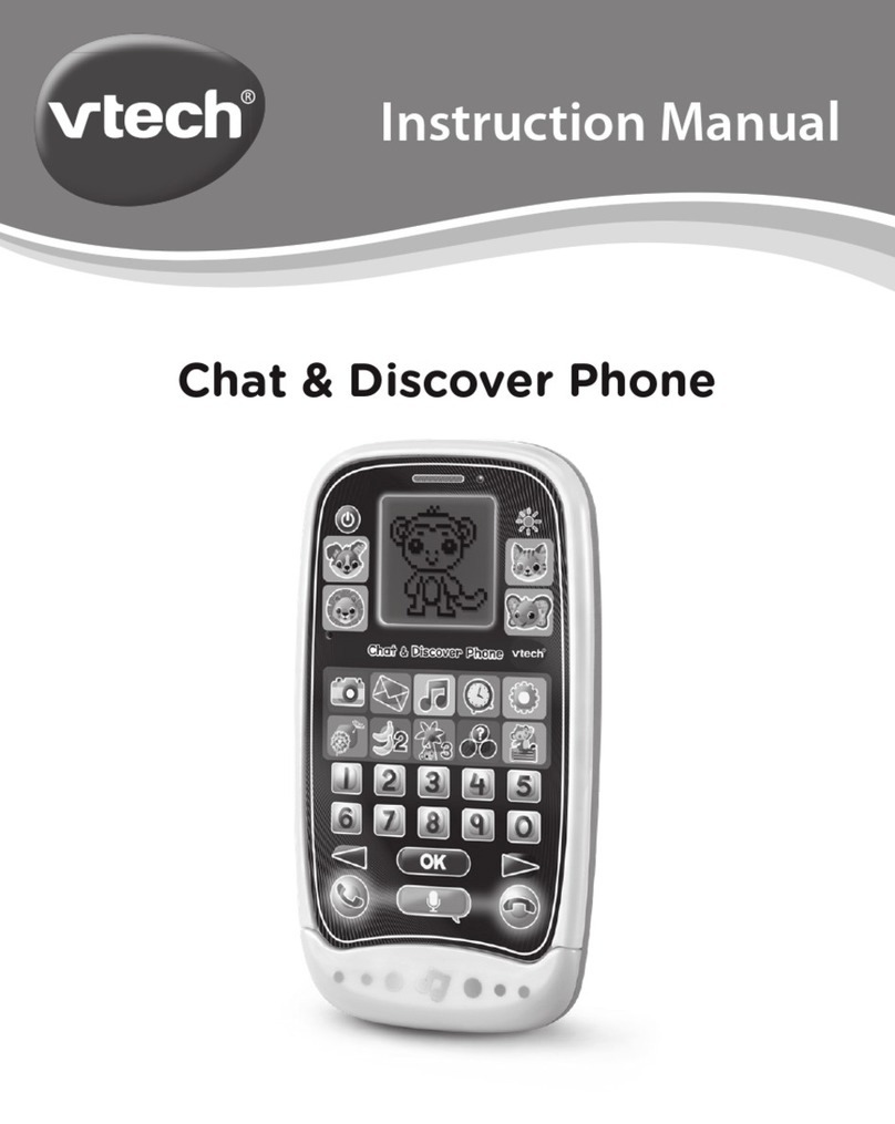 V-tech Chat & Discover Phone User manual