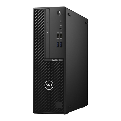 Dell OptiPlex 3080 Small Form Factor Cable Cover User manual