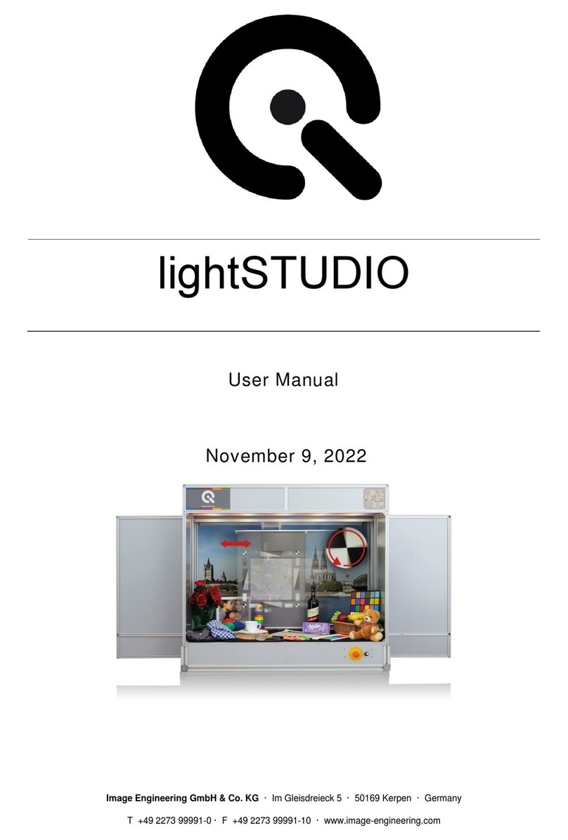Image Engineering lightSTUDIO User manual Image Engineering lightSTUDIO User manual