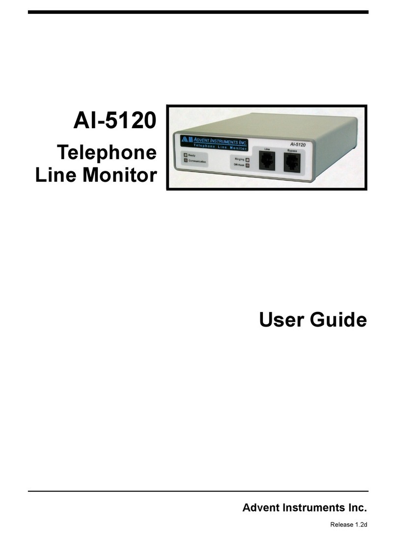 Advent Instruments AI-5120 user guide Advent Instruments AI-5120 user guide