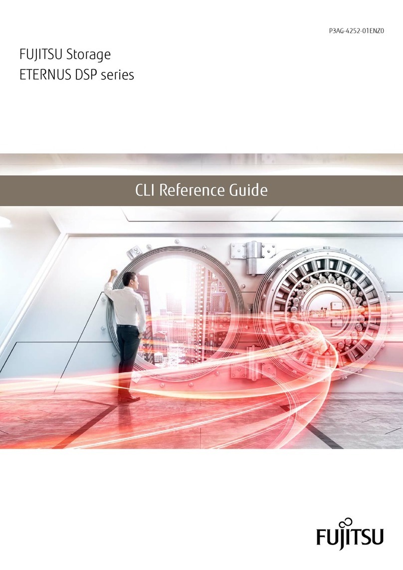 Fujitsu ETERNUS DSP Series Instruction Manual