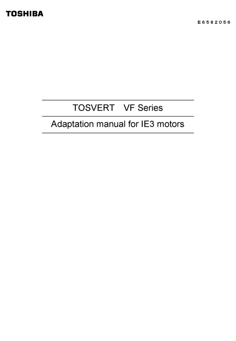 Toshiba TOSVERT VF Series manual