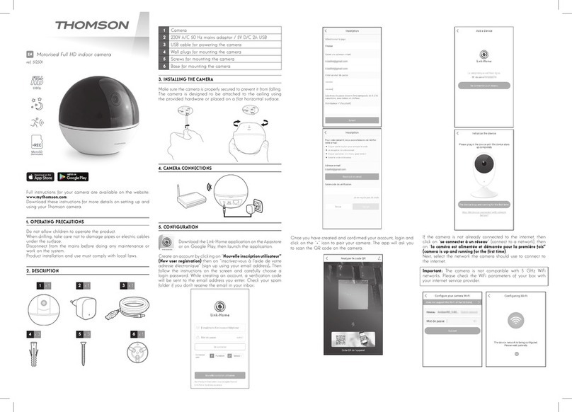 THOMSON 512501 quick start guide