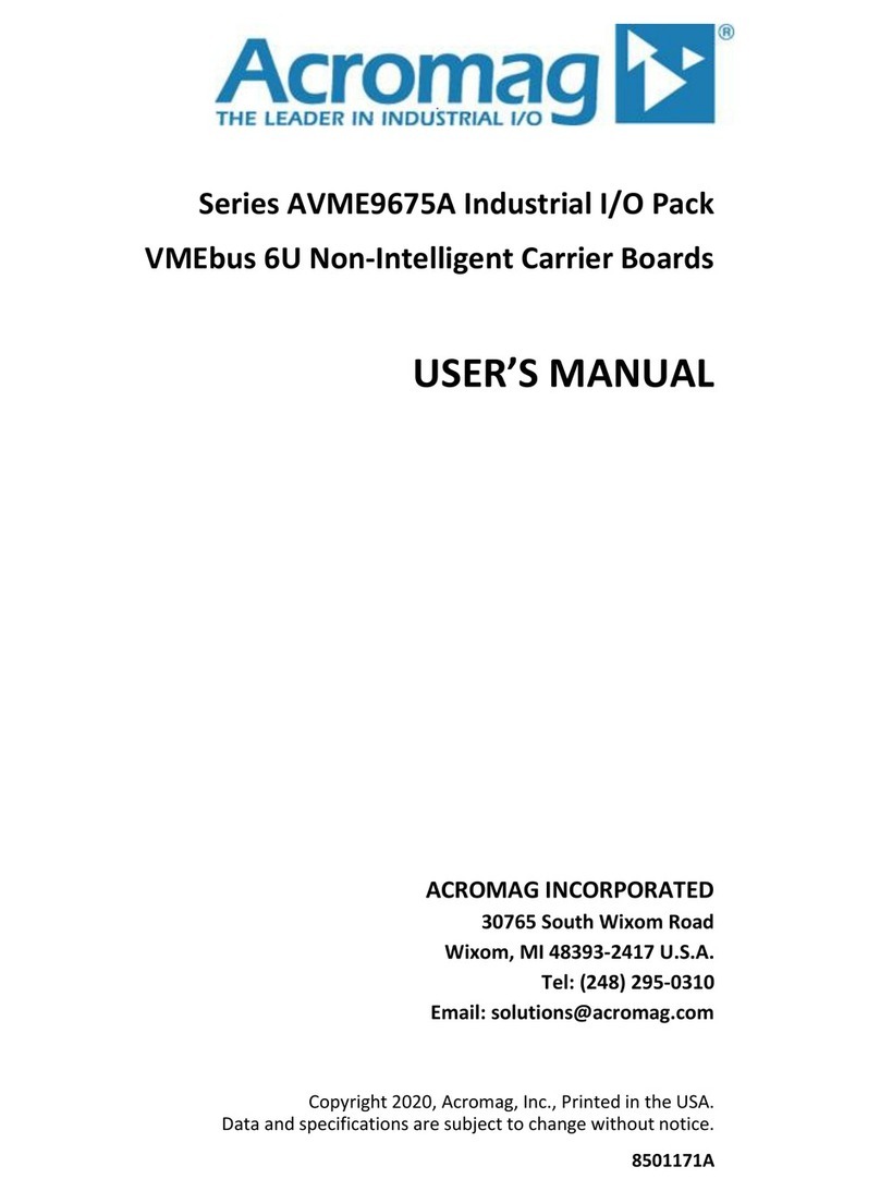 Acromag AVME9675A Series user manual