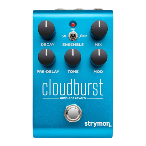 Strymon cloudburst User manual