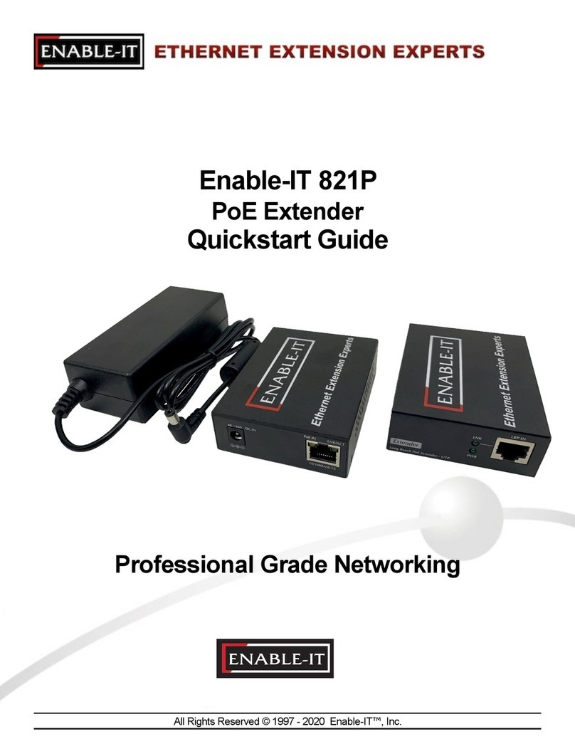Enable-IT 821P User manual
