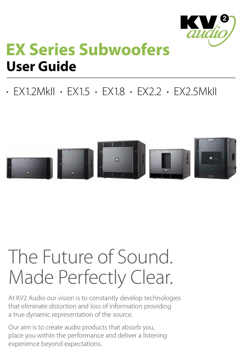 KV2 Audio EX Series User manual