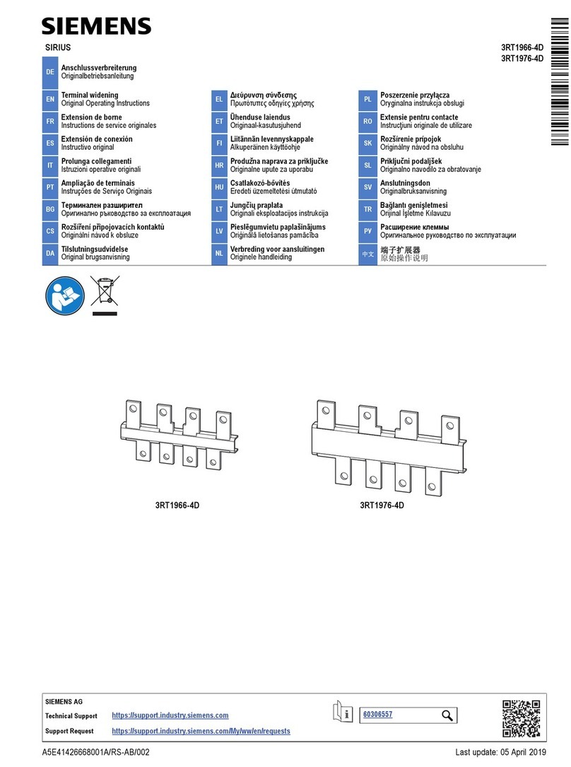 Siemens SIRIUS 3RT1966-4D Original operating instructions