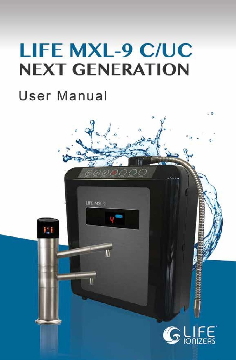 Life Ionizers LIFE MXL-9 user manual