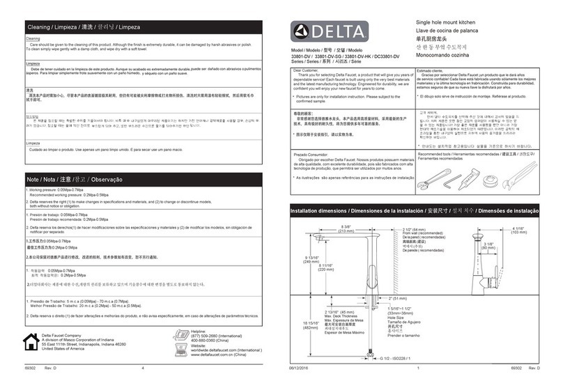Delta 33801-DV quick start guide