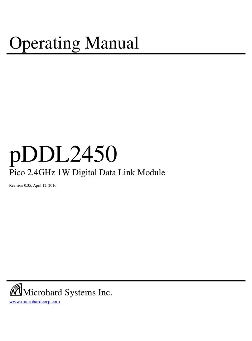 Microhard Systems pDDL2450 operating manual