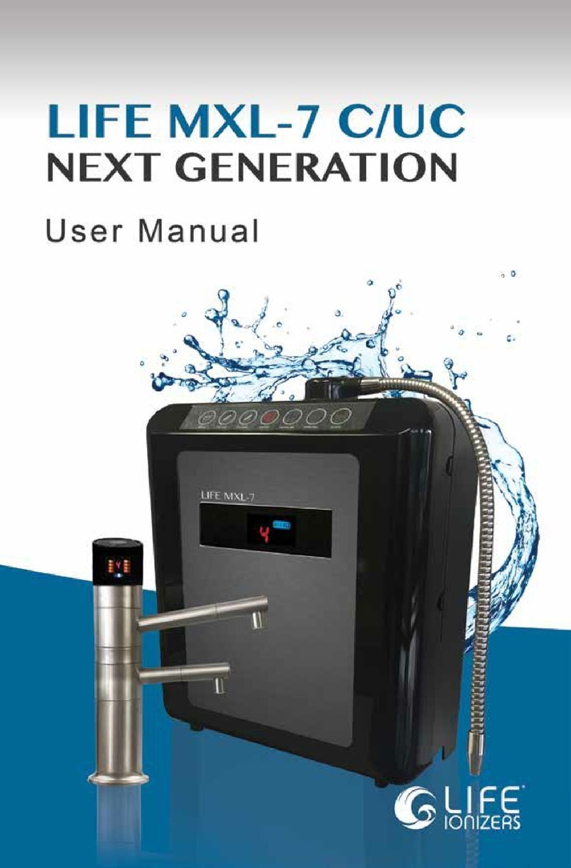 Life Ionizers LIFE MXL-7 user manual