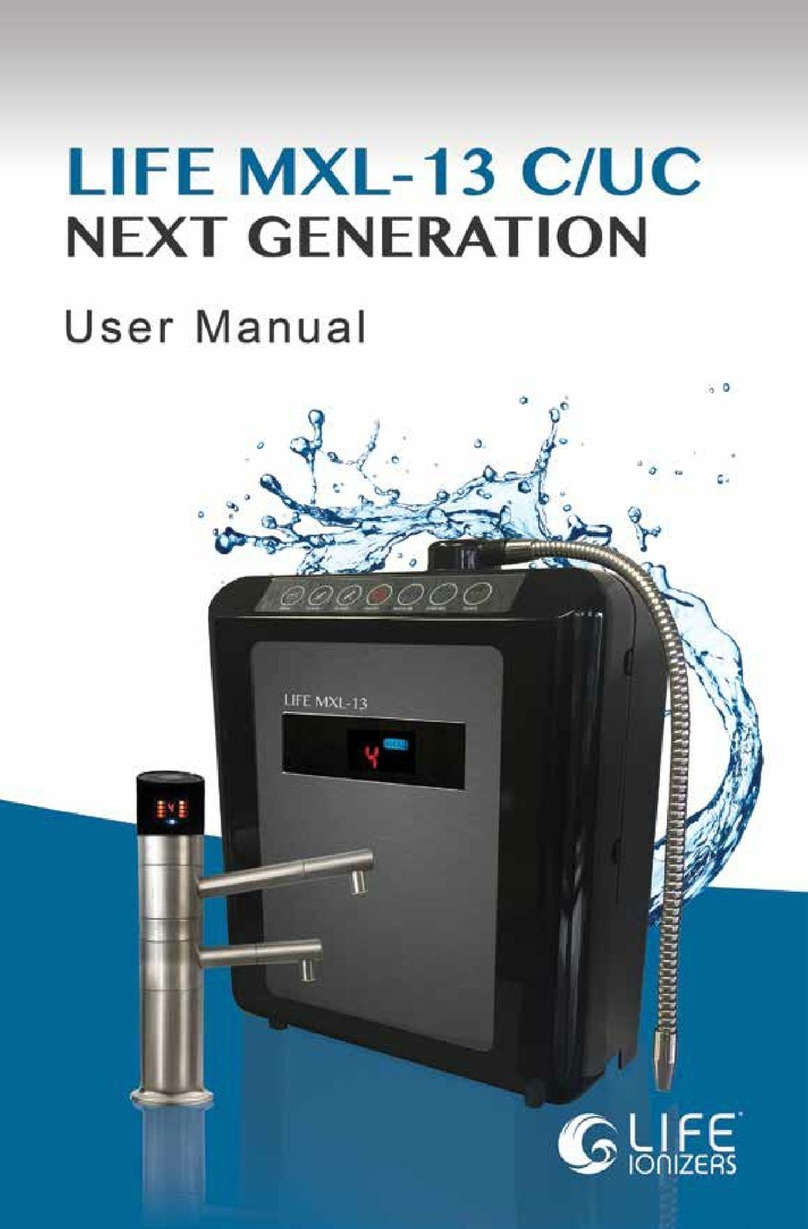 Life Ionizers LIFE MXL-13 user manual