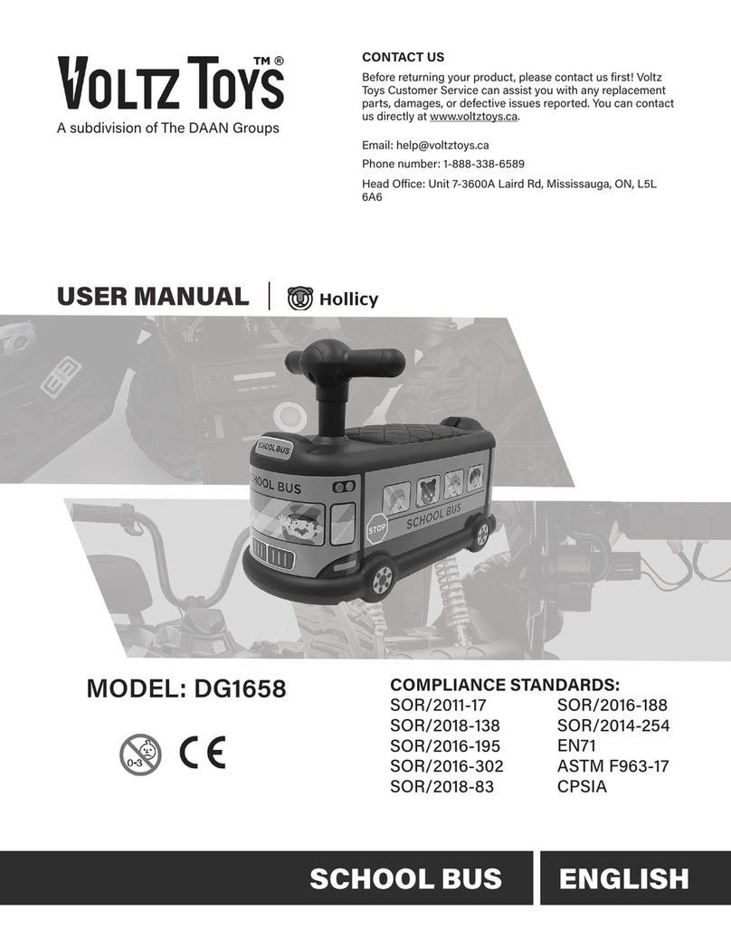 DAAN Groups Voltz Toys DG1658 user manual