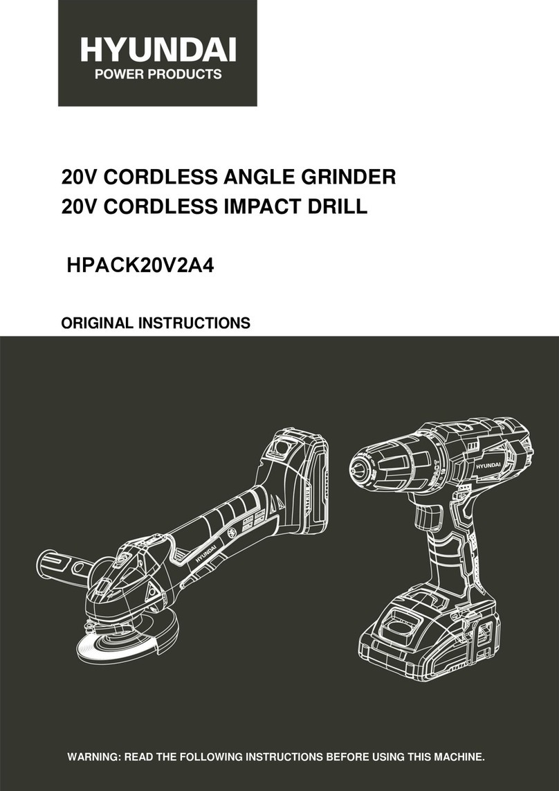 Hyundai HPACK20V2A4 Original instructions Hyundai HPACK20V2A4 Original instructions