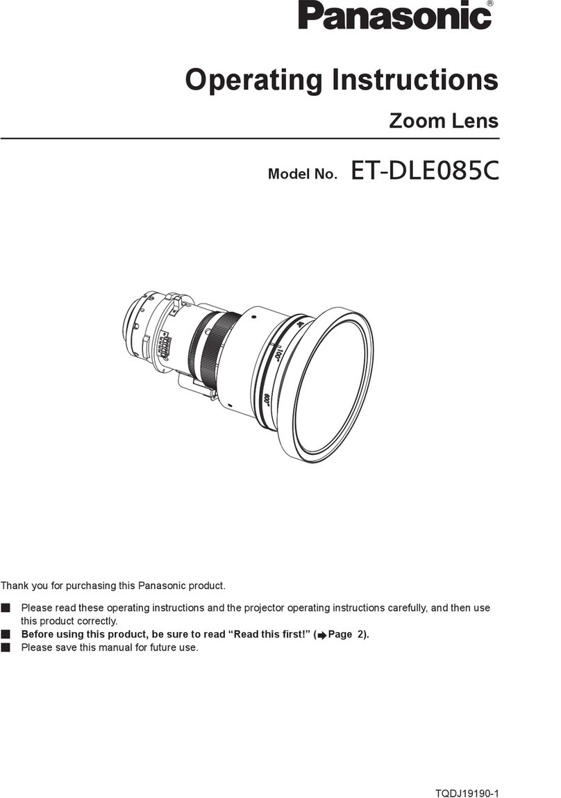 Panasonic ET-DLE085C User manual