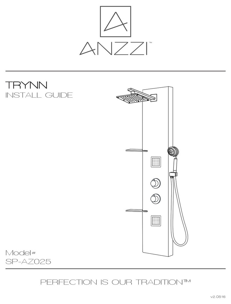 Anzzi TRYNN SP-AZ025 User manual