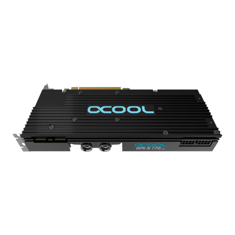 Alphacool GPXN 770-M08 User manual