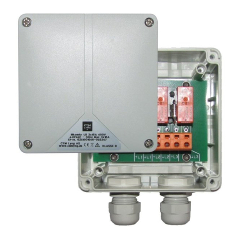 CTM LYNG MICROSAFE mKomfy 16R400V-D Installation and user instructions