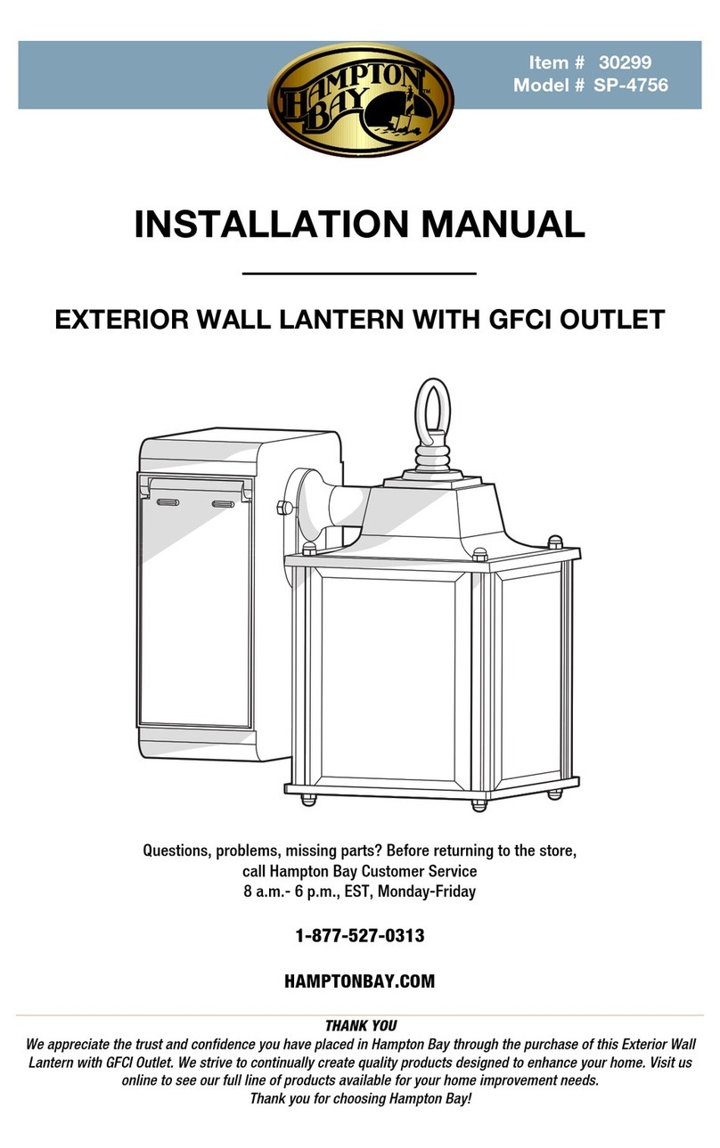 HAMPTON BAY SP-4756 installation manual
