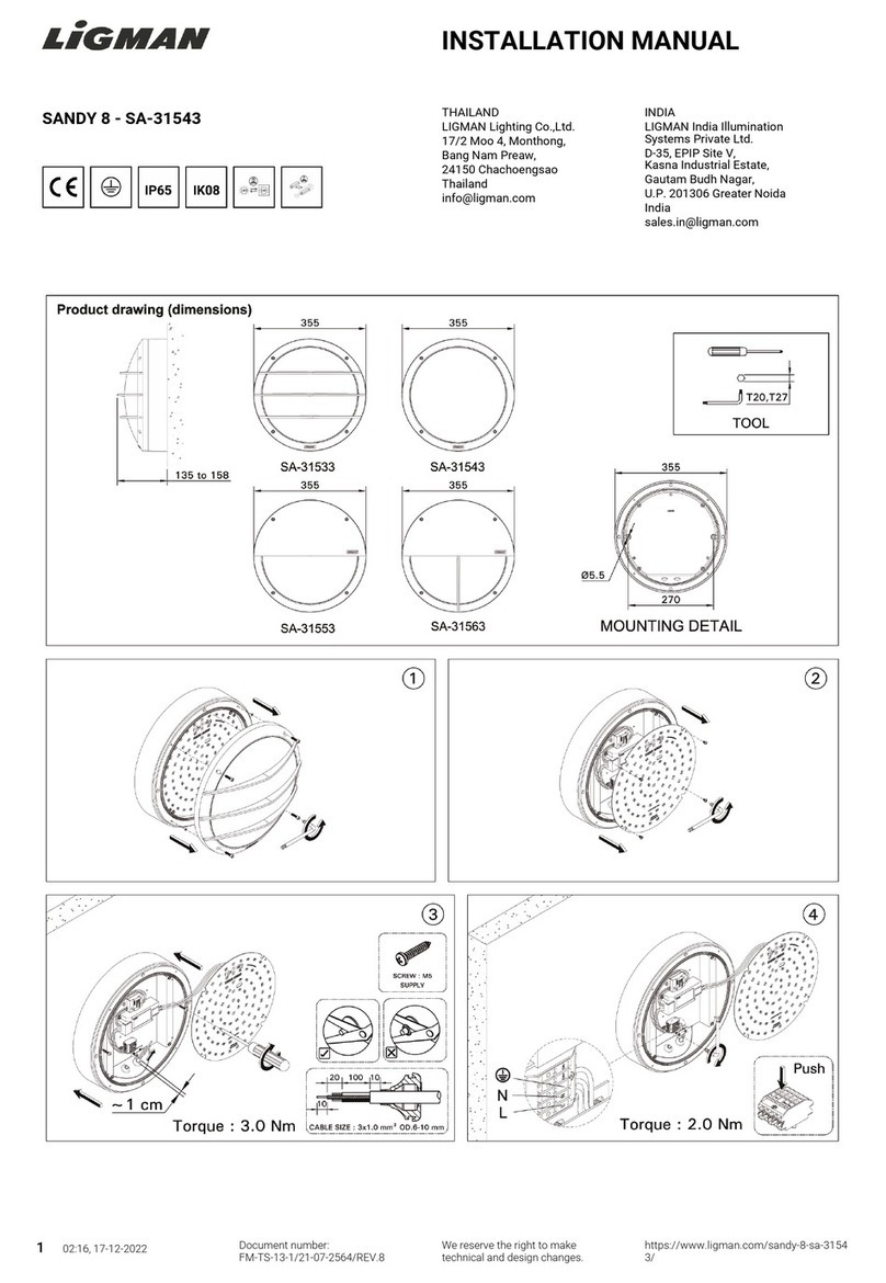 LIGMAN SA-31543 User manual