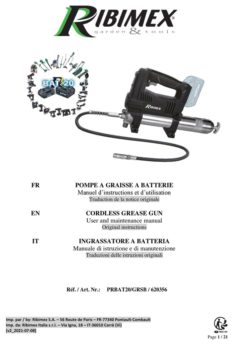 Ribimex PRBAT20/GRSB Operating instructions
