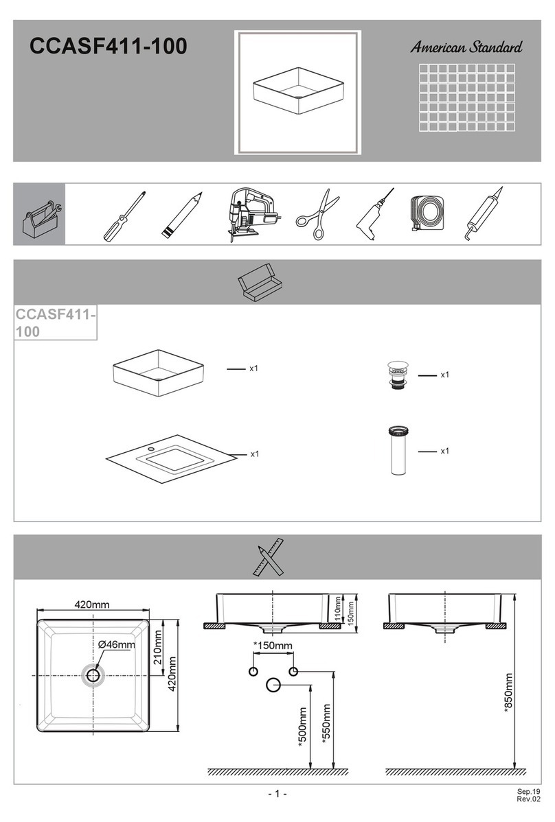 American Standard CCASF411-100 manual American Standard CCASF411-100 manual
