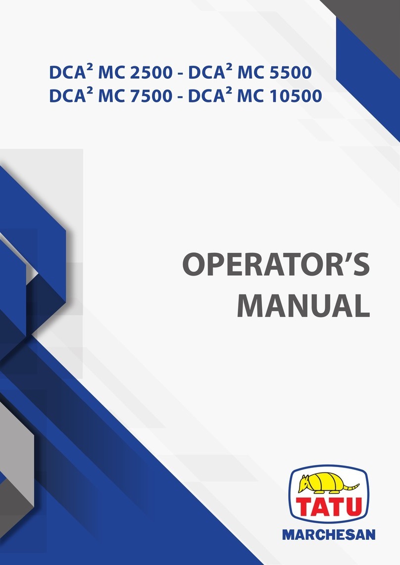 Tatu Marchesan DCA2 MC 2500 Operator's manual