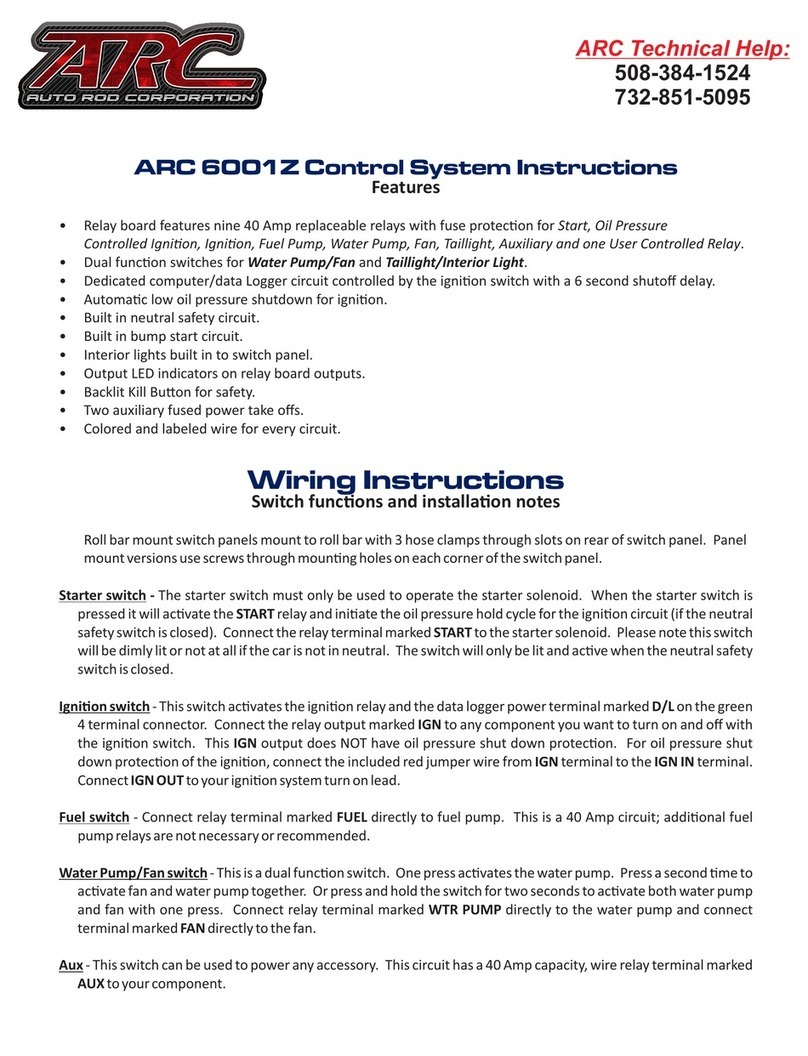 ARC 6001Z User manual