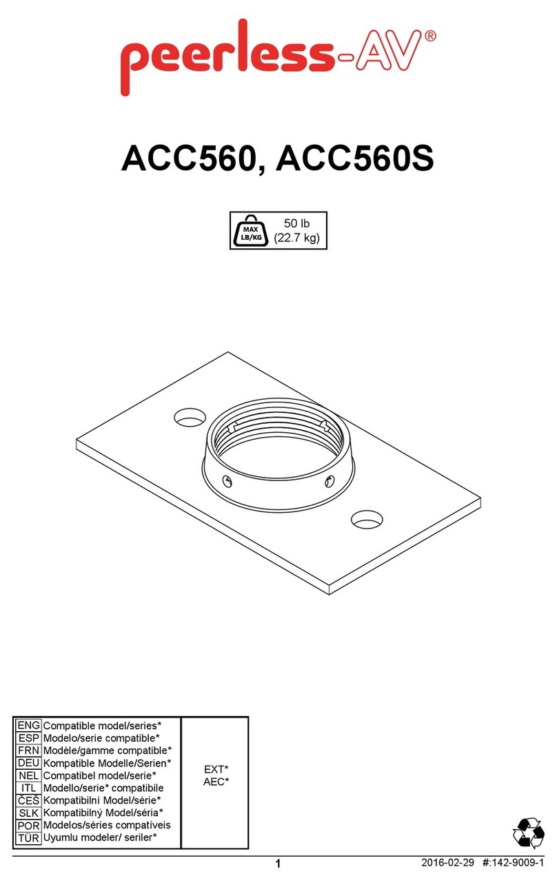 peerless-AV ACC560S manual