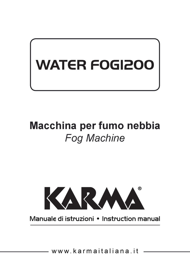 Karma WATER FOGI200 instruction manual