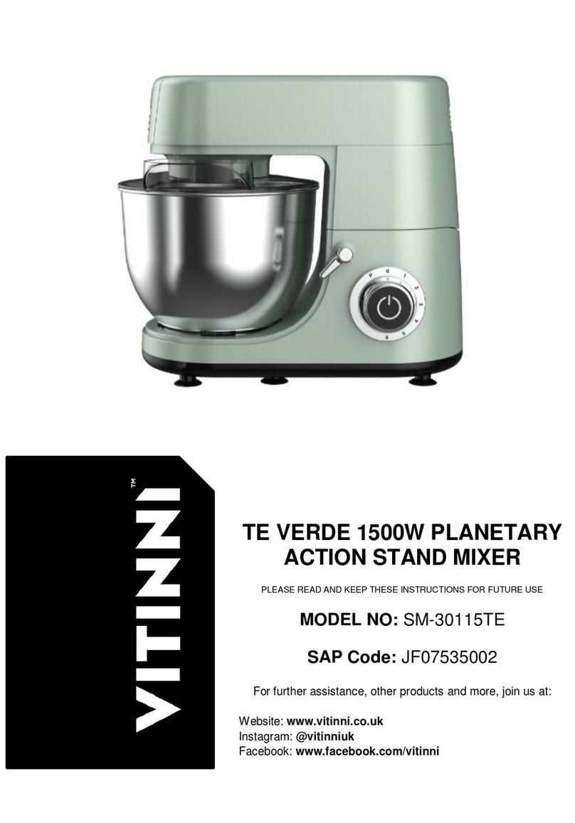VITINNI TE VERDE SM-30115TE manual