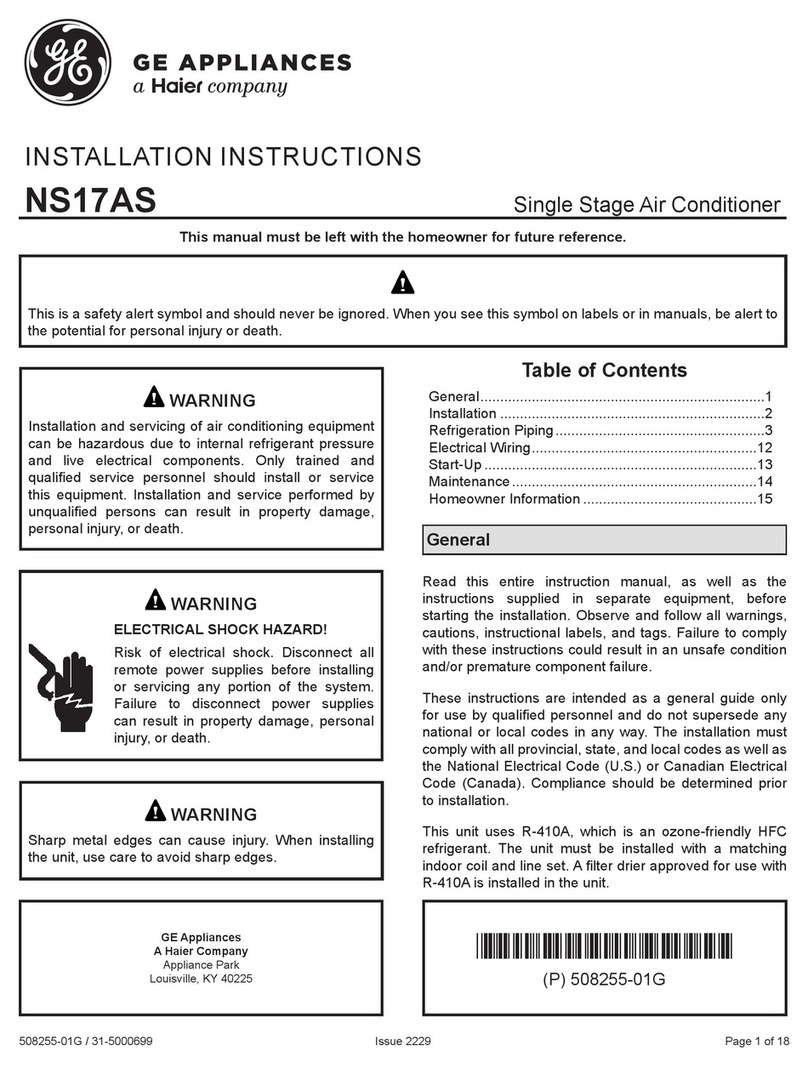 Haier GE NS17AS User manual