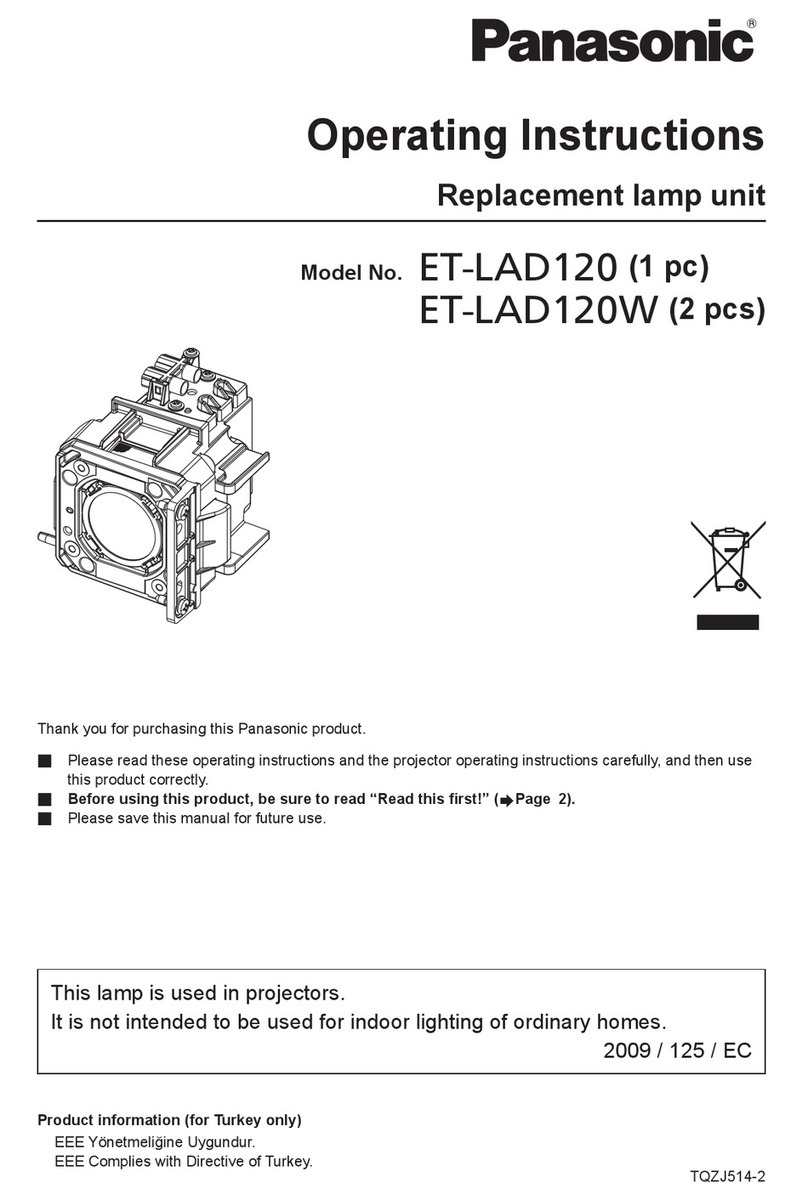 Panasonic ET-LAD120 operating instructions Panasonic ET-LAD120 operating instructions