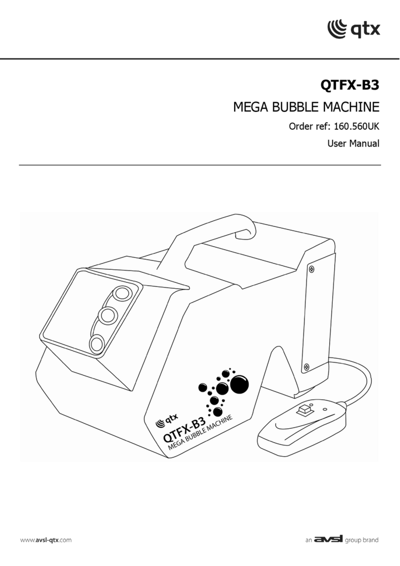 Qtx QTFX-B3 user manual