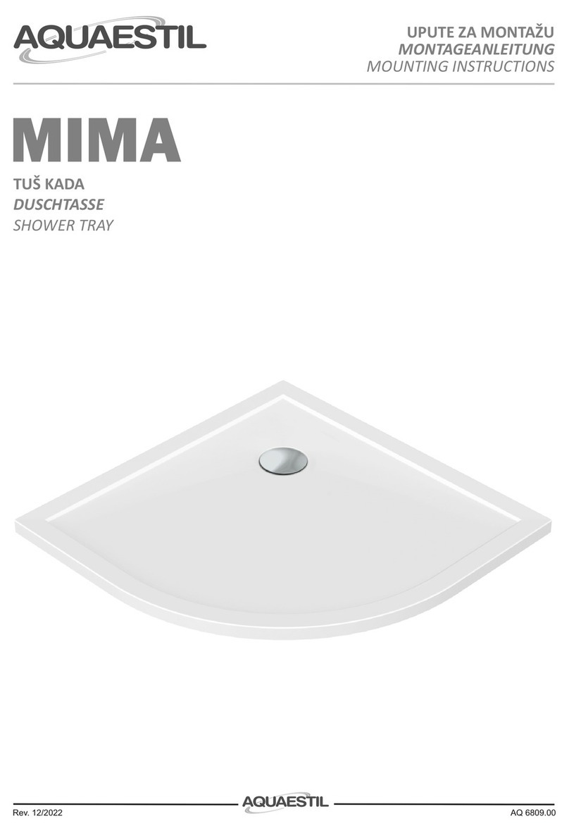 AQUAESTIL MIMA Mounting instructions
