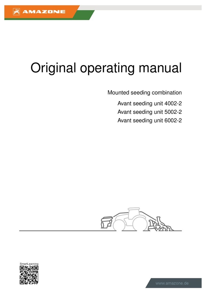 Amazone Avant 4002-2 Installation instructions