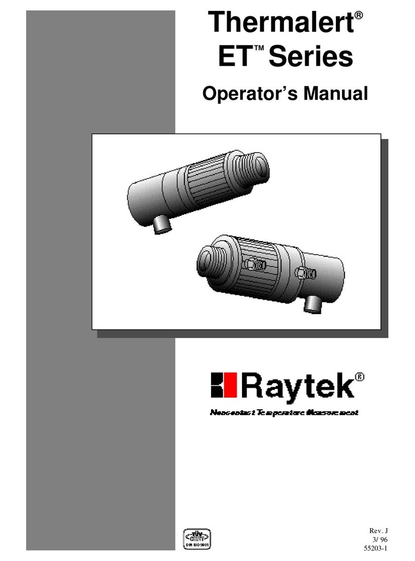RayTek Thermalert ET Series User manual