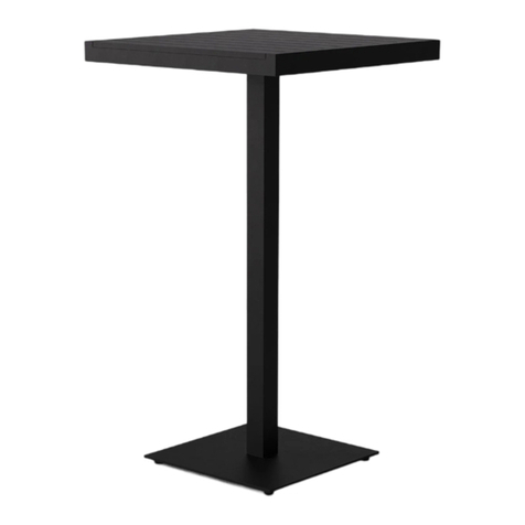 Case Eos Bar Table Installation guide