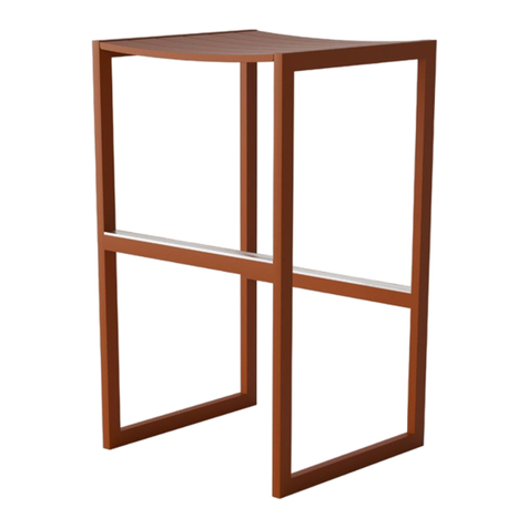 Case Eos Backless Bar Stool User manual