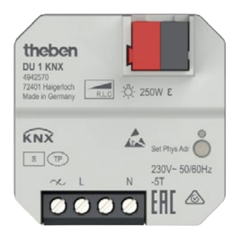 Theben DU 1 User manual Theben DU 1 User manual
