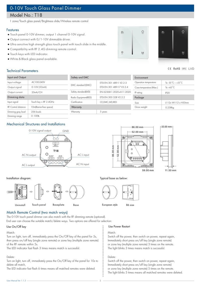 SKYDANCE T18 manual