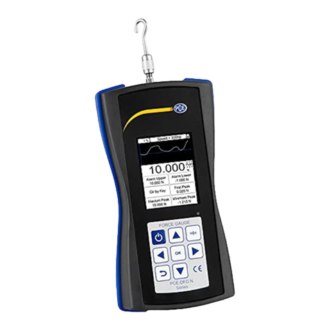 PCE Instruments DFG N Series User manual