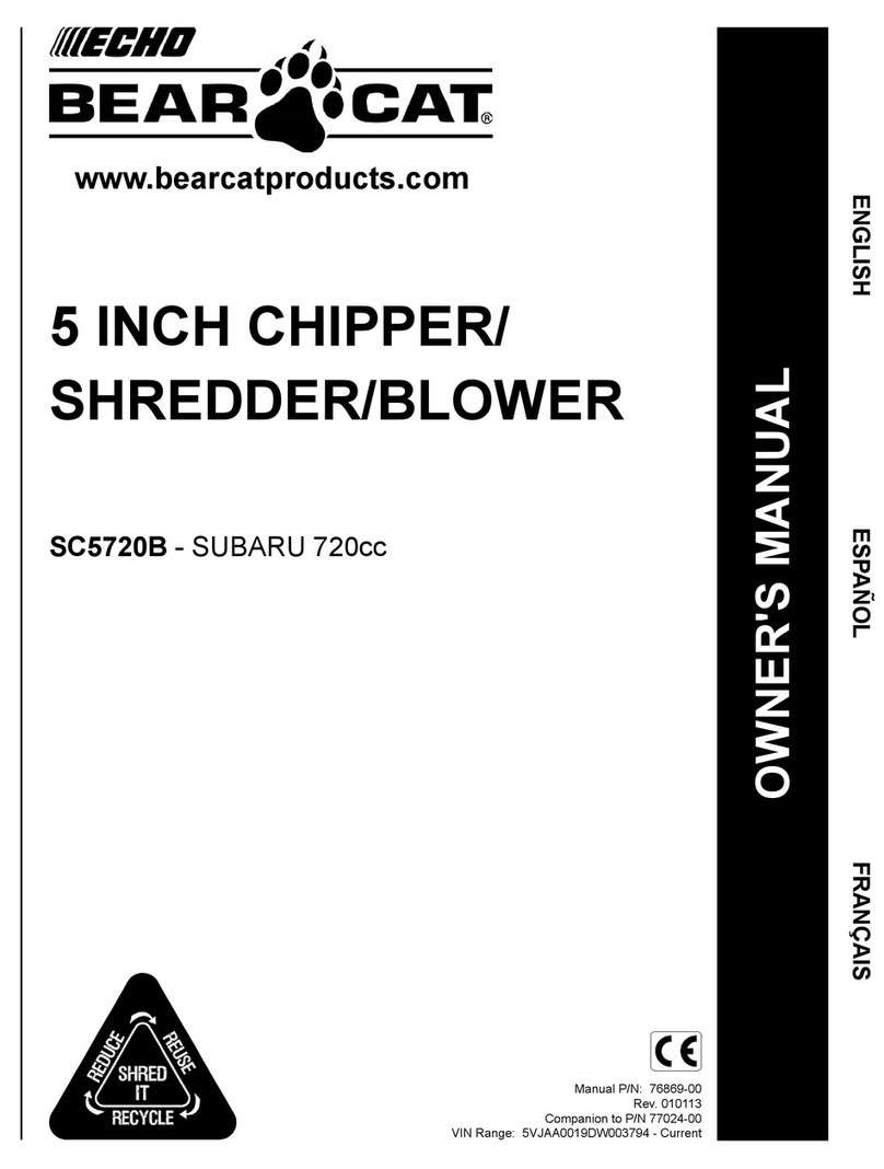 Echo BEAR CAT SC5720B owner's manual