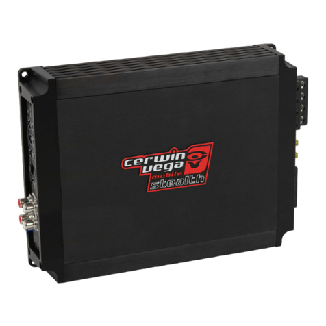 Cerwin-Vega STEALTH SX220.2 User manual
